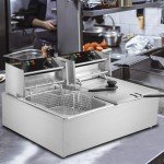ROVSUN 22.8QT Electric Double Basket Fryer