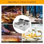 ROVSUN 22.8QT Electric Double Basket Fryer