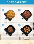 Midea 5.5 Quart Air Fryer with Window and Presets