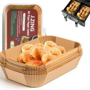 J.Zing 100 Pack Non-Stick Air Fryer Liners