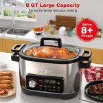 Galanz 8-in-1 Air Fryer Multi-Cooker, 8 QT