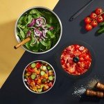 Stainless Steel Mixing Bowl Set with Lids