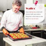 Walfos 12-Cup Non-Stick Silicone Muffin Pan