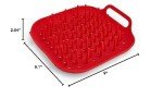 Red Silicone Air Fryer Tray - Non-Stick & Reusable