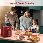 Fabuletta 6QT 11-in-1 Air Fryer - Red
