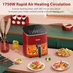 Fabuletta 6QT 11-in-1 Air Fryer - Red