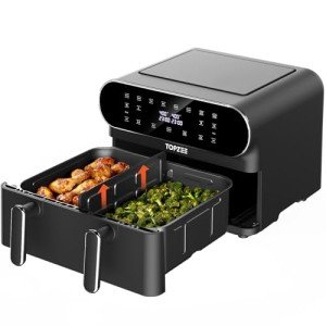 11-QT 8-in-1 XL Air Fryer with Basket Divider