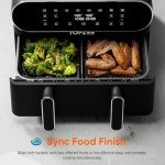 11-QT 8-in-1 XL Air Fryer with Basket Divider
