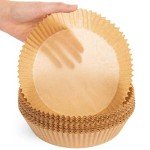 100 Count Round Air Fryer Disposable Parchment Liners