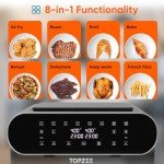 11-QT 8-in-1 XL Air Fryer with Basket Divider