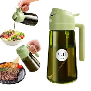 YARRAMATE Dark Glass Oil Sprayer for Cooking