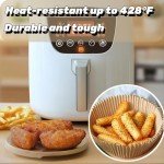 100 Pcs Round Air Fryer Paper Liners
