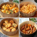 100 Pcs Round Air Fryer Paper Liners