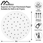 Numola 100 Pcs Air Fryer Parchment Liners