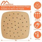 Numola 100 Pcs Perforated Air Fryer Liners