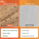 Numola 100 Pcs Perforated Air Fryer Liners