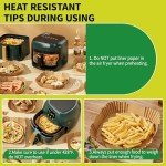 100 PCS Air Fryer Paper Liners - 8 Inch