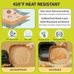 100 PCS Air Fryer Paper Liners - 8 Inch