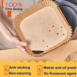 Disposable 9-Inch Air Fryer Liners, 125 Pcs