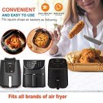 Disposable 9-Inch Air Fryer Liners, 125 Pcs