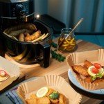 100pcs Square Air Fryer Liners - Nonstick Parchment