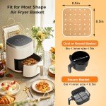 Disposable Air Fryer Liners - 100 Parchment Sheets