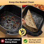 Disposable Air Fryer Liners - 100 Parchment Sheets