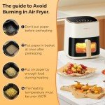 Disposable Air Fryer Liners - 100 Parchment Sheets