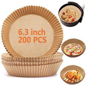 200 Pcs Non-Stick Air Fryer Paper Liners