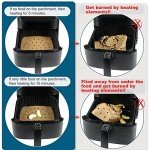 BYKITCHEN Nonstick Air Fryer Oven Liners - 100 Pack