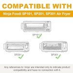 BRIKINTE 100 Pcs Air Fryer Parchment Paper Sheets