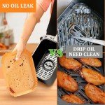 200PCS Non-Stick Air Fryer Liners for Ninja