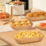 200PCS Non-Stick Air Fryer Liners for Ninja
