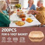 UBeesize 9-Inch Non-Stick Air Fryer Paper Liners