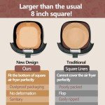 UBeesize 9-Inch Non-Stick Air Fryer Paper Liners