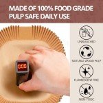 UBeesize 9-Inch Non-Stick Air Fryer Paper Liners