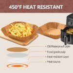 UBeesize 9-Inch Non-Stick Air Fryer Paper Liners