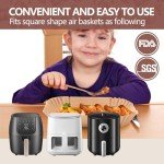 UBeesize 9-Inch Non-Stick Air Fryer Paper Liners