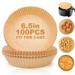 100 PCS Round Air Fryer Disposable Paper Liners