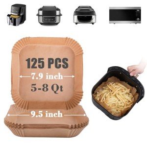 GOAUS Non-Stick Disposable Air Fryer Liners 7.9”