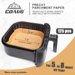 GOAUS Non-Stick Disposable Air Fryer Liners 7.9”