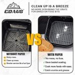 GOAUS Non-Stick Disposable Air Fryer Liners 7.9”