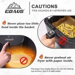 GOAUS Non-Stick Disposable Air Fryer Liners 7.9”