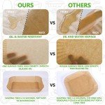 125PCS Rectangle Air Fryer Liners - Disposable Parchment
