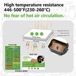 125PCS Rectangle Air Fryer Liners - Disposable Parchment