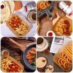 125PCS Rectangle Air Fryer Liners - Disposable Parchment