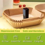 Square Air Fryer Paper Liners, 150PCS 10 Inch