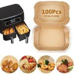 Air Fryer Disposable Paper Liner - 100 Pack