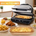 BYKITCHEN Air Fryer Liners for Ninja Grill, 100 Pack