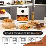 120 PCS Square Air Fryer Paper Liners, 8-inch